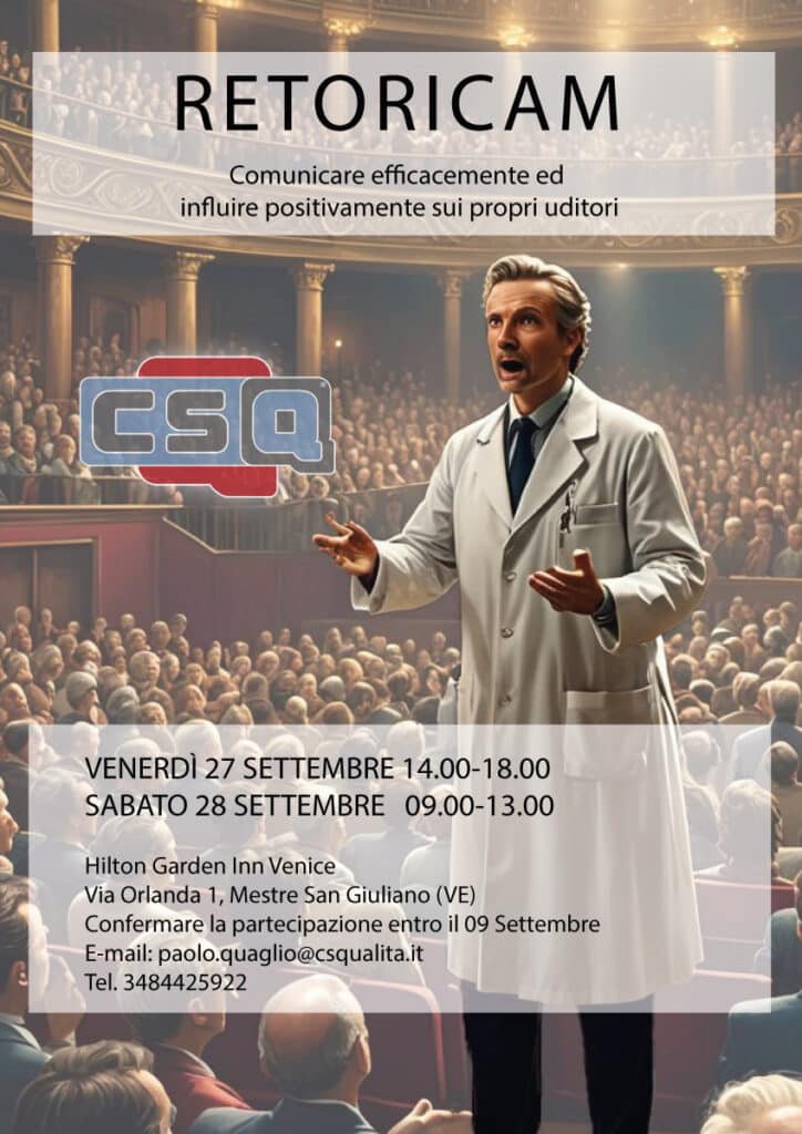 Retoricam – Comunicare Efficacemente Ed Influire Positivamente Sui Propri Uditori