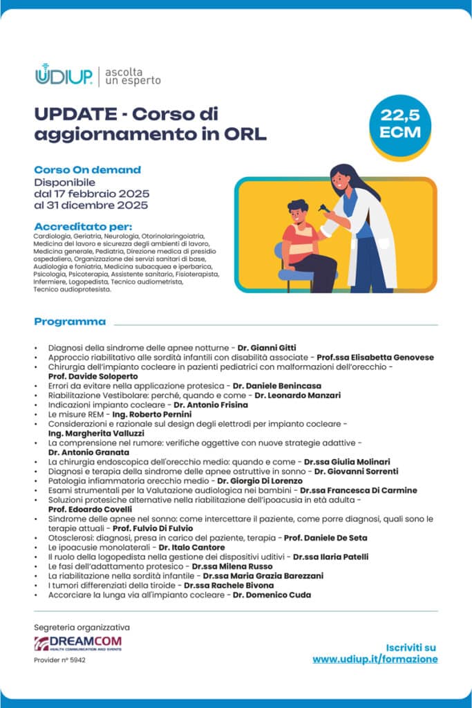 Update – Corso Di Aggiornamento In Orl